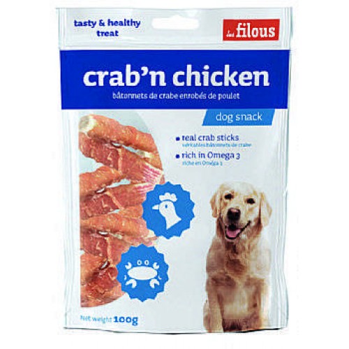 LES FILOUS CRAB'N CHICKEN 100G