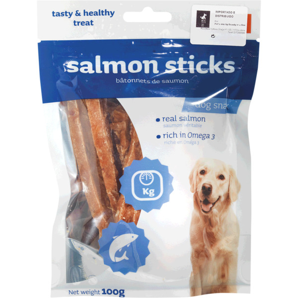 LES FILOUS SALMON STICKS 100G