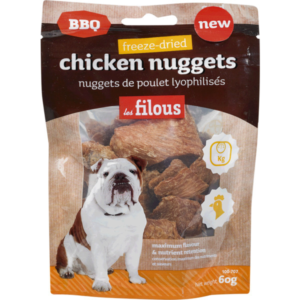 LES FILOUS-CHICKEN NUGGETS 60G