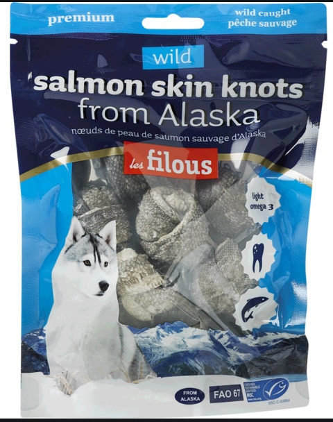 LES FILOUS-SALMON SKIN 70G