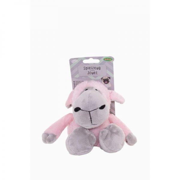 PELUCHE OVELHA ROSA/CINZA