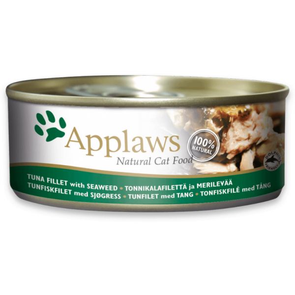 APPLAWS GATO FILETE ATUM COM ALGAS 70GR