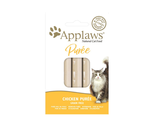 APPLAWS GATO TREAT PURÉ FRANGO 8X7G