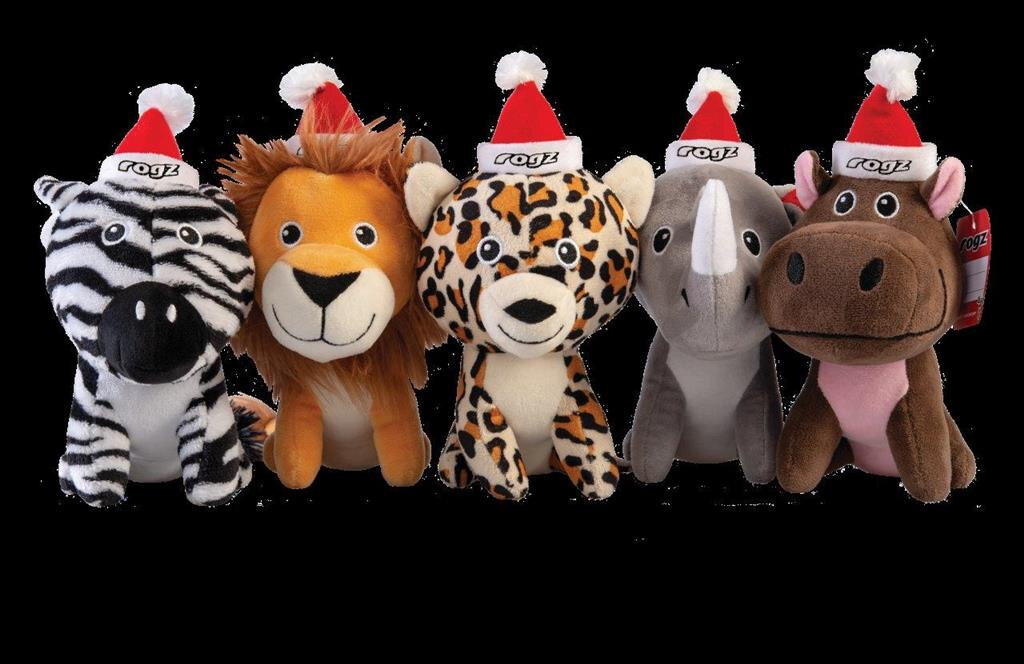 PELUCHE NATAL ROGZ SAFARI ANIMALS