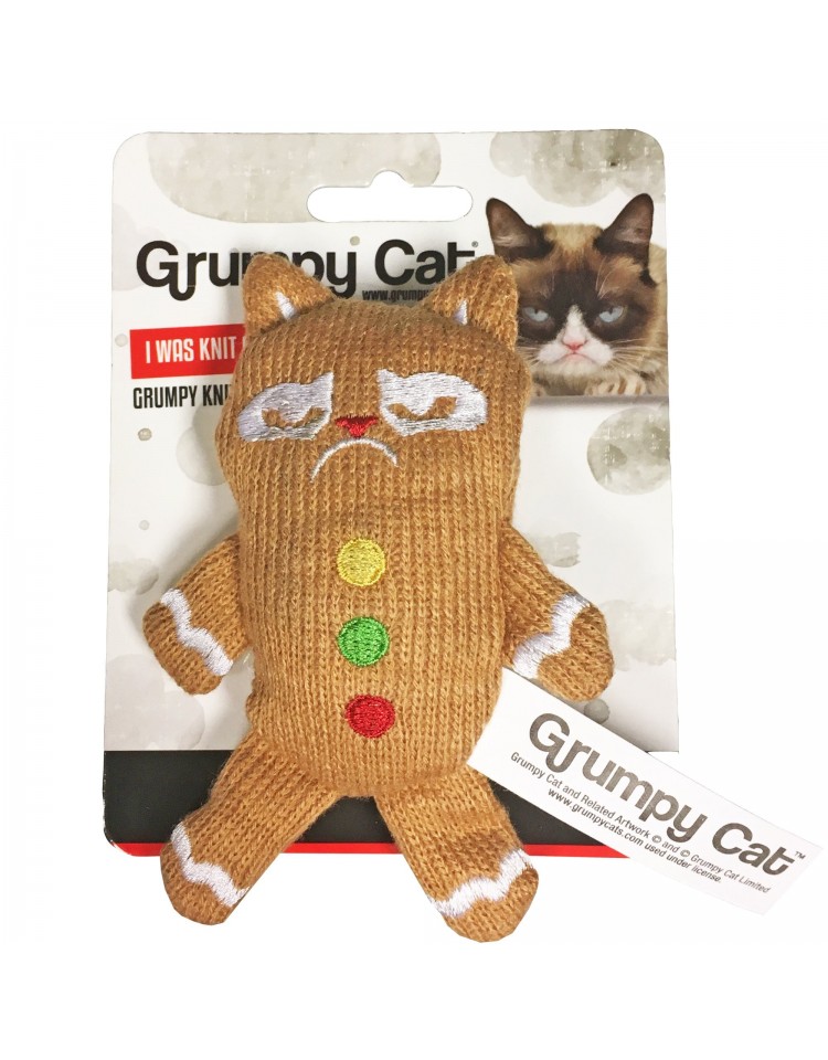 XMAS GRUMPY CAT GINGERBREAD PELUCHE 