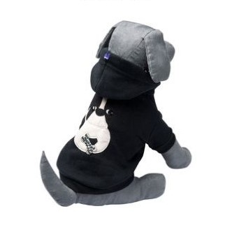 SWEATER BULLDOG PRETA 30CM