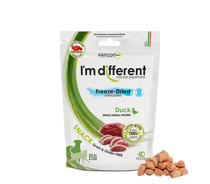 I'M DIFFERENTE FREEZE-DRIED SNACK PATO 40G