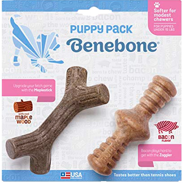 BENEBONE PUPPY PACK 2UN MADEIRA E BACON S