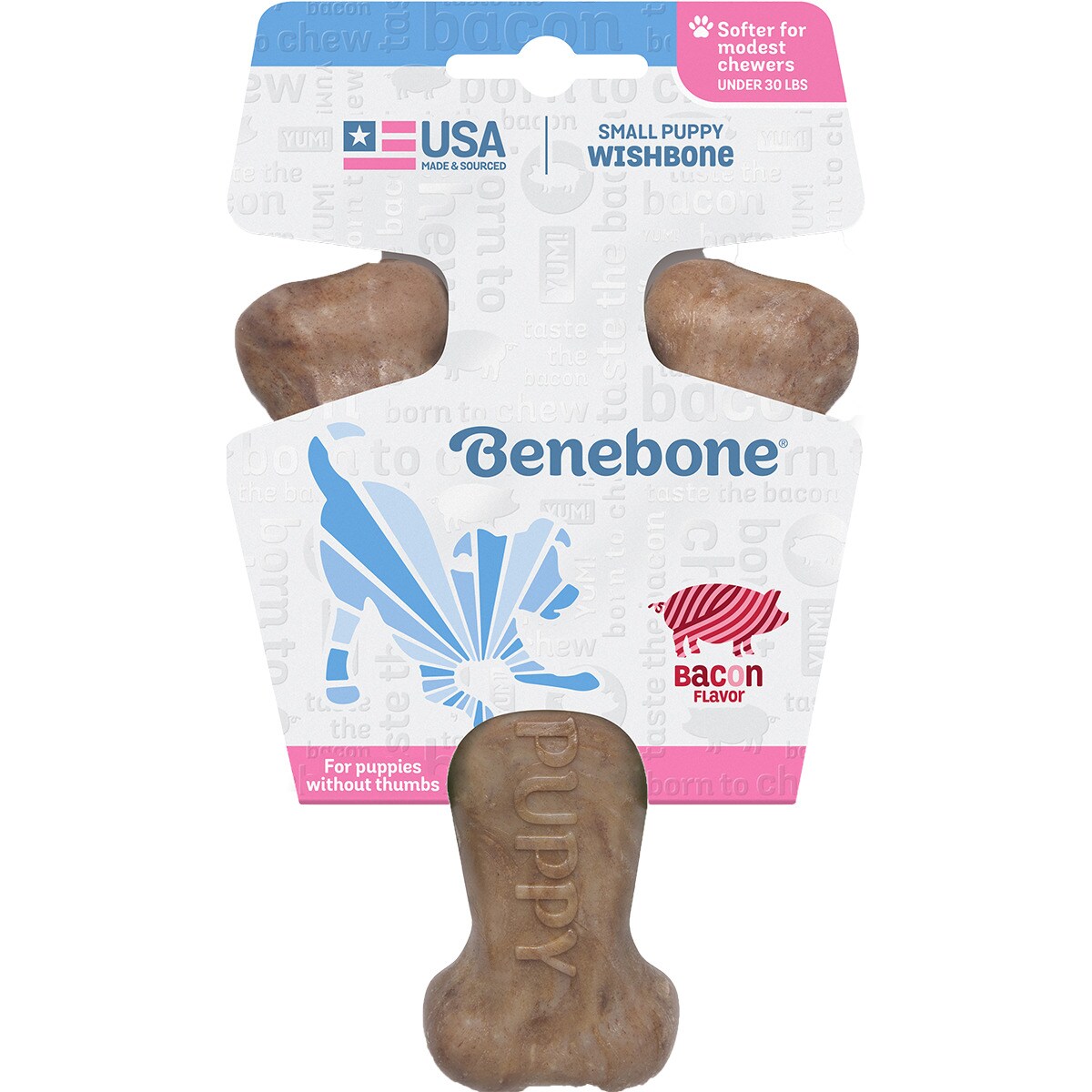 BENEBONE PUPPY WISHBONE BACON S